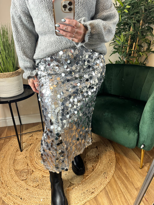 MOVES Lubino Sequin Skirt