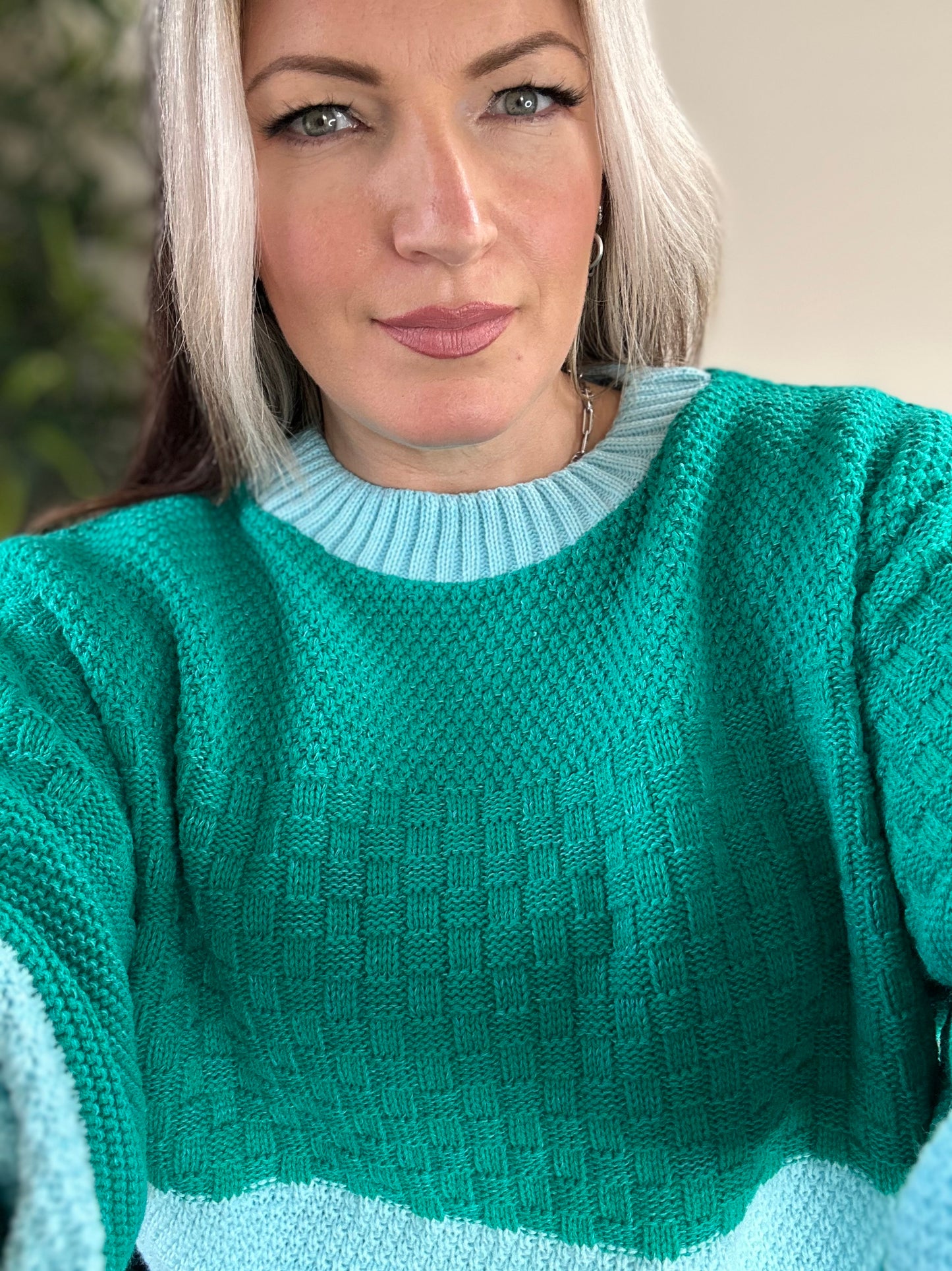 CARA & THE SKY Taz Jumper Green