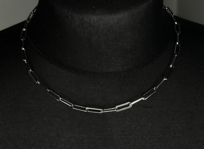 MISGRACEFUL Paperlink Necklace 45cm Silver