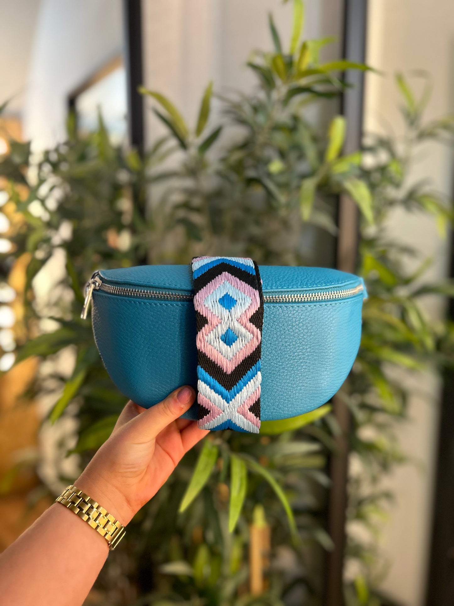 LUNA Crossbody Bag Aqua Blue